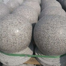 彩绘挡车石球价格与花岗岩石球加工——临沂金德石材厂的专业服务
